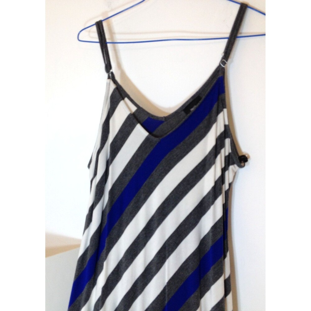 Massimo / Target Womens Dress Stripe Long Stretch Size L